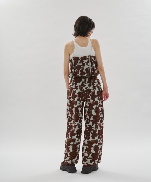 emmi(エミ)の「ジャガードタックパンツ【セットアップ対応】(その他パンツ・レディース・ミント/アイボリー・0/1)」の12枚目の写真