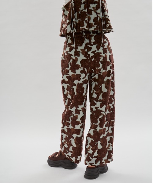 emmi(エミ)の「ジャガードタックパンツ【セットアップ対応】(その他パンツ・レディース・ミント/アイボリー・0/1)」の14枚目の写真