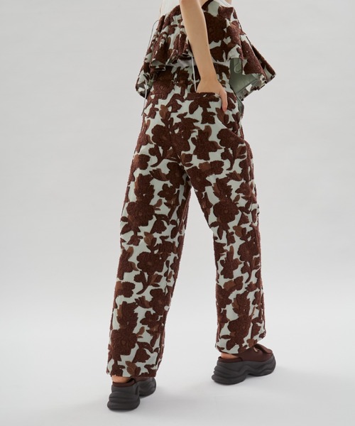 emmi(エミ)の「ジャガードタックパンツ【セットアップ対応】(その他パンツ・レディース・ミント/アイボリー・0/1)」の15枚目の写真