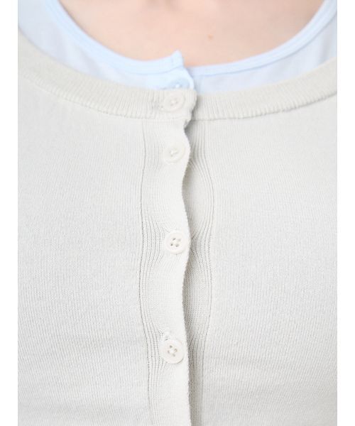 SORIN(ソリン )の「Layered Like Cardigan/レイヤードライクカーディガン(カーディガン/ボレロ・レディース・ライトピンク/ライトグレー/ダークグレー・38)」の7枚目の写真
