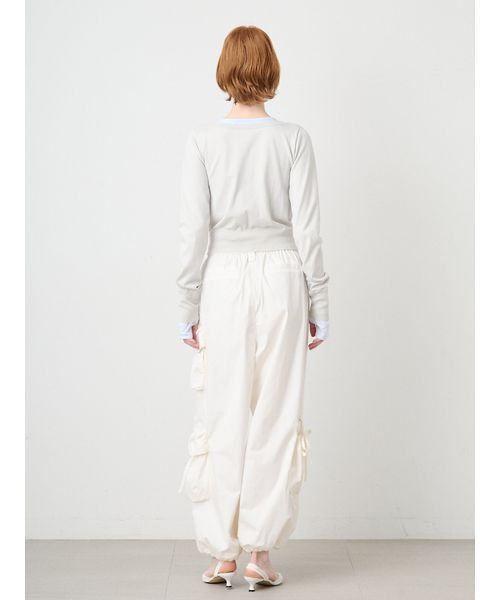 SORIN(ソリン )の「Layered Like Cardigan/レイヤードライクカーディガン(カーディガン/ボレロ・レディース・ライトピンク/ライトグレー/ダークグレー・38)」の12枚目の写真