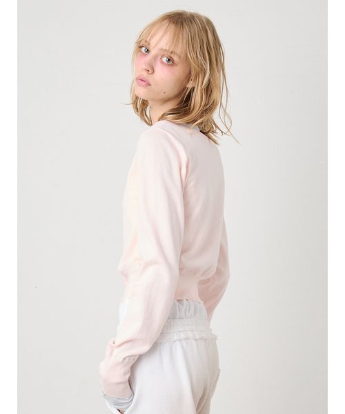 SORIN(ソリン )の「Layered Like Cardigan/レイヤードライクカーディガン(カーディガン/ボレロ・レディース・ライトピンク/ライトグレー/ダークグレー・38)」の15枚目の写真