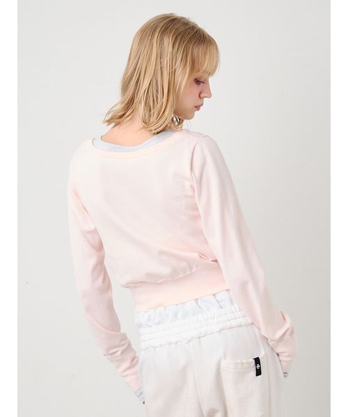 SORIN(ソリン )の「Layered Like Cardigan/レイヤードライクカーディガン(カーディガン/ボレロ・レディース・ライトピンク/ライトグレー/ダークグレー・38)」の16枚目の写真