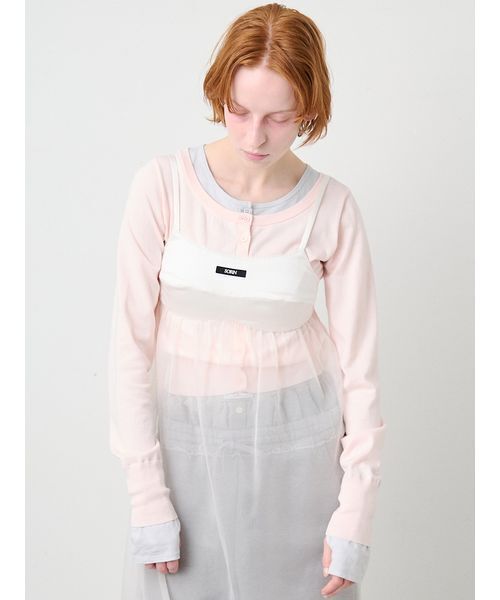 SORIN(ソリン )の「Layered Like Cardigan/レイヤードライクカーディガン(カーディガン/ボレロ・レディース・ライトピンク/ライトグレー/ダークグレー・38)」の20枚目の写真