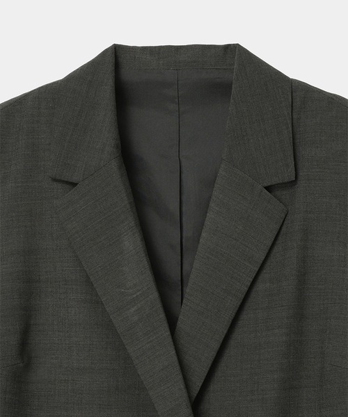 louren(ローレン )の「【louren/ローレン】teilored wrap all-in-one/テーラードラップオールインワン(つなぎ/オールインワン・レディース・チャコールグレー/ベージュ・SMALL/MEDIUM)」の5枚目の写真