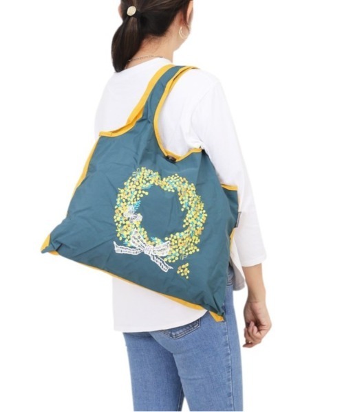 BACKYARD FAMILY（バックヤードファミリー）の「DESIGNERS JAPAN 刺繍トートバッグ（トートバッグ・レディース・ダークグリーン系/ホワイト系その他/ブルー系その他/ブラック系その他/レッド系・FREE）」の6枚目の写真