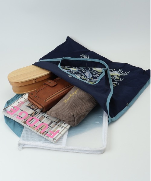BACKYARD FAMILY（バックヤードファミリー）の「DESIGNERS JAPAN 刺繍トートバッグ（トートバッグ・レディース・ダークグリーン系/ホワイト系その他/ブルー系その他/ブラック系その他/レッド系・FREE）」の8枚目の写真