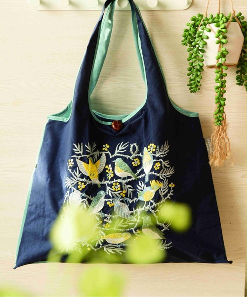 BACKYARD FAMILY（バックヤードファミリー）の「DESIGNERS JAPAN 刺繍トートバッグ（トートバッグ・レディース・ダークグリーン系/ホワイト系その他/ブルー系その他/ブラック系その他/レッド系・FREE）」の14枚目の写真