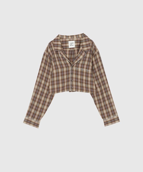 THINGS THAT MATTER（シングス ザット マター）の「CHECK PIPING SHIRT ENSEMBLE / チェック パイピング シャツ アンサンブル（シャツ/ブラウス・レディース・チェック・FREE）」の8枚目の写真