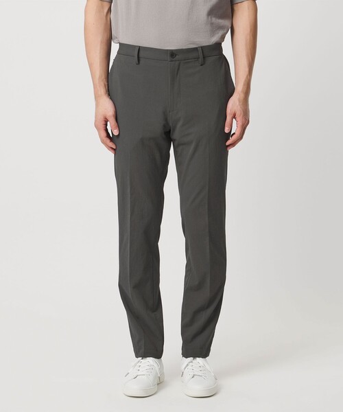 UNITED ARROWS(ユナイテッドアローズ)の「ドビー ノープリーツ テーパード パンツ UA COZY ウォッシャブル タテヨコストレッチ 防しわ 撥水(スラックス・メンズ・グレー系/ネイビー・L/M/XL/XXXL/XXL/S)」の8枚目の写真
