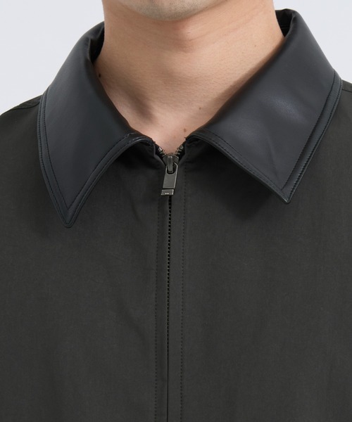 UNITED TOKYO(ユナイテッドトウキョウ)の「【BLK残りわずか】LIGHT DOLPHIN ジップブルゾン |SETUP可/春服/撥水/耐久性/防風性/ムレ防止(ブルゾン・メンズ・ダークグレー/ブラック・1/2)」の6枚目の写真