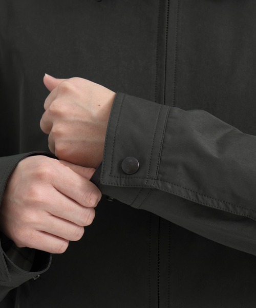 UNITED TOKYO(ユナイテッドトウキョウ)の「【BLK残りわずか】LIGHT DOLPHIN ジップブルゾン |SETUP可/春服/撥水/耐久性/防風性/ムレ防止(ブルゾン・メンズ・ダークグレー/ブラック・1/2)」の8枚目の写真