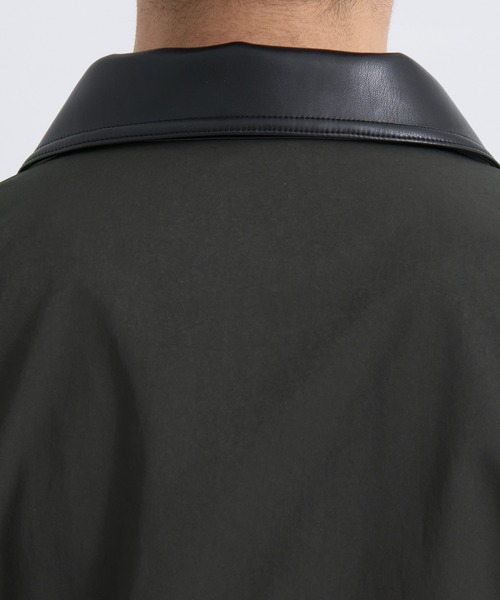 UNITED TOKYO(ユナイテッドトウキョウ)の「【BLK残りわずか】LIGHT DOLPHIN ジップブルゾン |SETUP可/春服/撥水/耐久性/防風性/ムレ防止(ブルゾン・メンズ・ダークグレー/ブラック・1/2)」の7枚目の写真