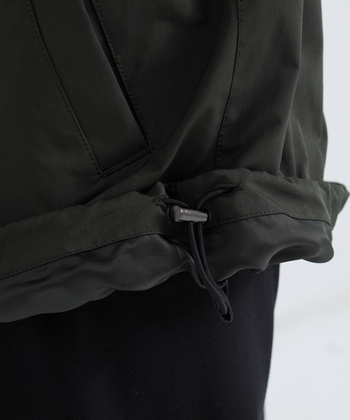 UNITED TOKYO(ユナイテッドトウキョウ)の「【BLK残りわずか】LIGHT DOLPHIN ジップブルゾン |SETUP可/春服/撥水/耐久性/防風性/ムレ防止(ブルゾン・メンズ・ダークグレー/ブラック・1/2)」の13枚目の写真