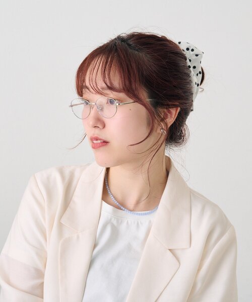 mystic（ミスティック）の「マーブルテンプルメガネ（メガネ・レディース・シルバー・ONE SIZE）」の3枚目の写真