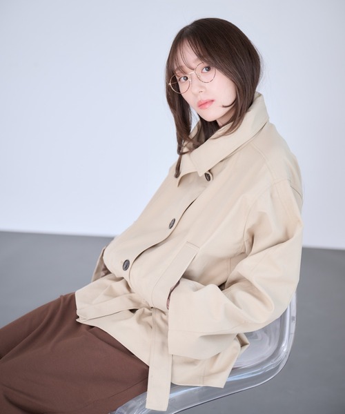 Dita Muaj.（ディータムアージュ）の「ツイルスタンドミドルトレンチ（トレンチコート・レディース・ベージュ・FREE）」の12枚目の写真