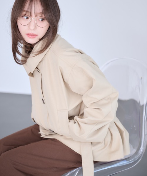 Dita Muaj.（ディータムアージュ）の「ツイルスタンドミドルトレンチ（トレンチコート・レディース・ベージュ・FREE）」の7枚目の写真