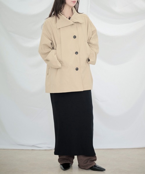Dita Muaj.（ディータムアージュ）の「ツイルスタンドミドルトレンチ（トレンチコート・レディース・ベージュ・FREE）」の20枚目の写真