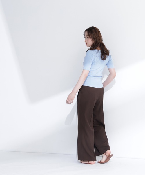 NATURAL BEAUTY BASIC(ナチュラルビューティーベーシック)の「レイヤードライクスキッパーニット(ニット/セーター・レディース・ネイビー系/ブルー系その他2/グレー系その他・FREE)」の17枚目の写真