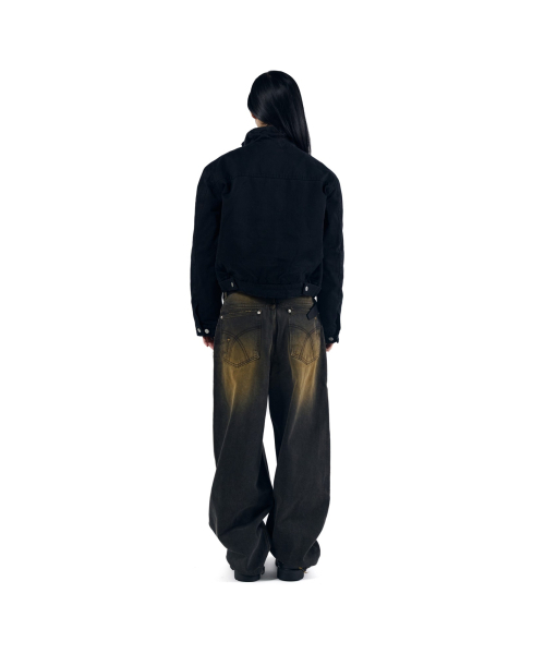 AAKAM(アーカム)の「Destroyed Double Knee Denim Pants (Brown)(デニムパンツ・レディース・その他・1/2)」の7枚目の写真