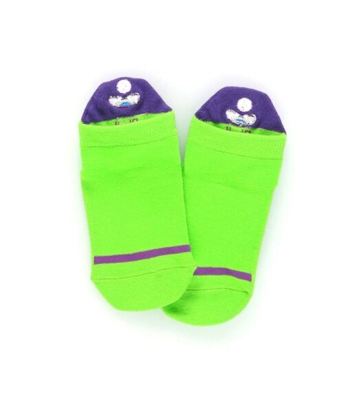 BRANSHES（ブランシェス）の「モンスターアンクルソックス（ソックス/靴下・キッズ・グリーン/ブルー・16-18㎝/19-21㎝/13-15㎝）」の3枚目の写真