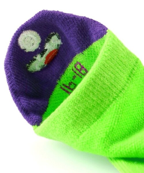 BRANSHES（ブランシェス）の「モンスターアンクルソックス（ソックス/靴下・キッズ・グリーン/ブルー・16-18㎝/19-21㎝/13-15㎝）」の4枚目の写真