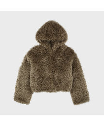 LAZYZ（レイジジ）の「トスティファーフードジャケット（2色展開）（ムートンコート）」