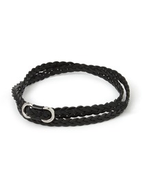 GLOBAL WORK | ピンレスリアルレザー編み細ベルト/659160(ベルト)