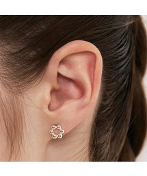 [sv925] grain dot studs earring