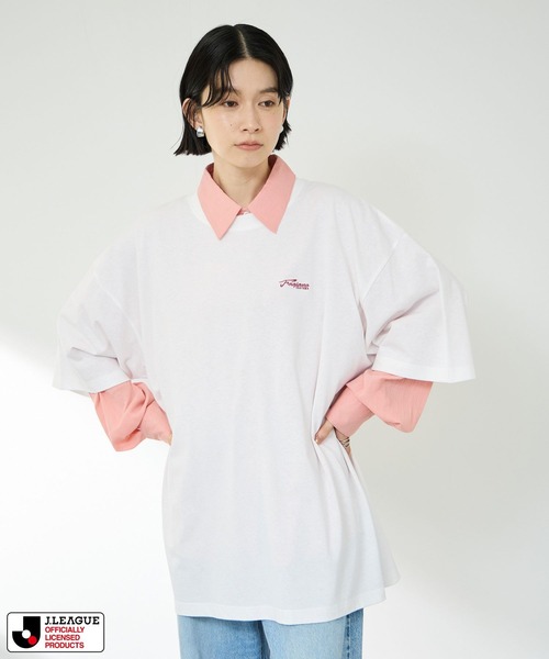 Mac-House(マックハウス)の「ファジアーノ岡山 デザインTシャツ/Jリーグ FAGIANO OKAYAMA(Tシャツ/カットソー・メンズ・チャコールグレー/ホワイト・L/M)」の3枚目の写真