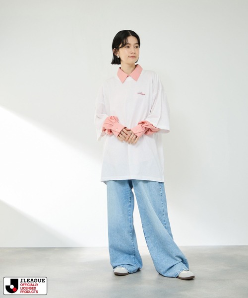 Mac-House(マックハウス)の「ファジアーノ岡山 デザインTシャツ/Jリーグ FAGIANO OKAYAMA(Tシャツ/カットソー・メンズ・チャコールグレー/ホワイト・L/M)」の5枚目の写真