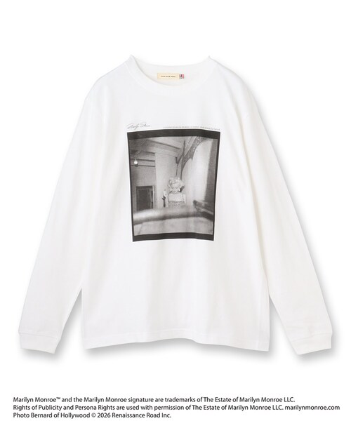 UNTITLED(アンタイトル)の「【MARILYN MONROE】GOOD ROCK SPEED ロングスリーブTシャツ(Tシャツ/カットソー・レディース・ホワイト・02)」の2枚目の写真