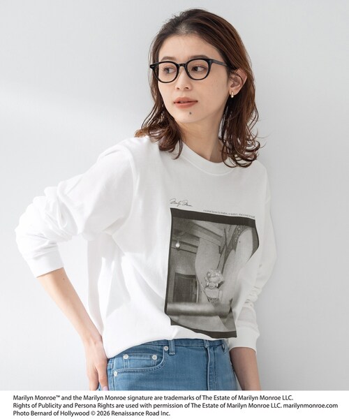 UNTITLED(アンタイトル)の「【MARILYN MONROE】GOOD ROCK SPEED ロングスリーブTシャツ(Tシャツ/カットソー・レディース・ホワイト・02)」の3枚目の写真
