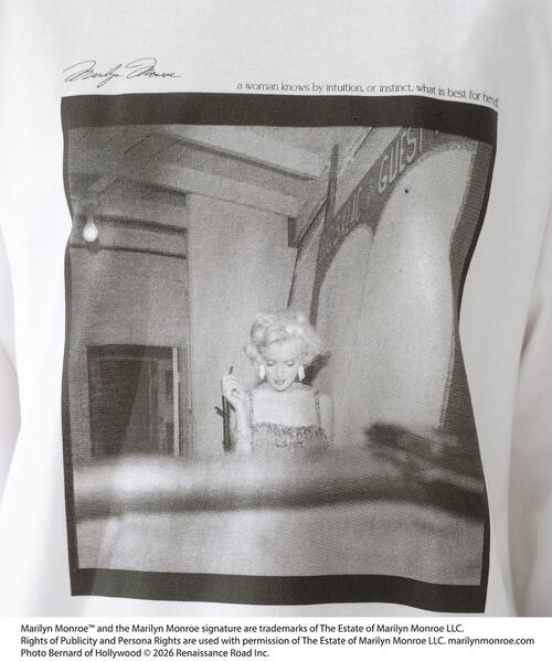 UNTITLED(アンタイトル)の「【MARILYN MONROE】GOOD ROCK SPEED ロングスリーブTシャツ(Tシャツ/カットソー・レディース・ホワイト・02)」の6枚目の写真