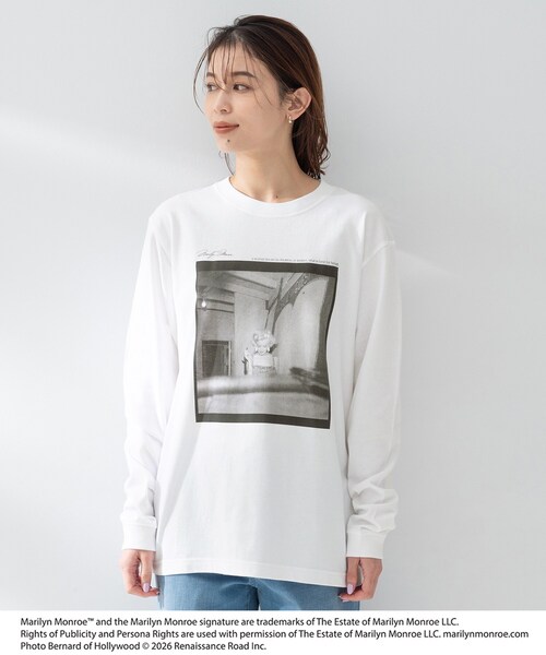UNTITLED(アンタイトル)の「【MARILYN MONROE】GOOD ROCK SPEED ロングスリーブTシャツ(Tシャツ/カットソー・レディース・ホワイト・02)」の7枚目の写真