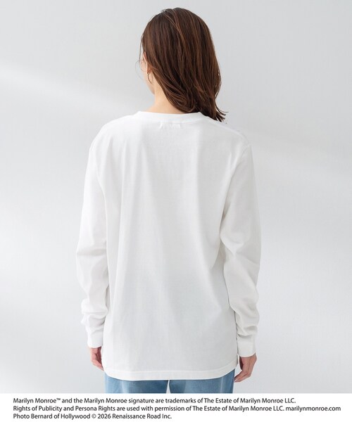 UNTITLED(アンタイトル)の「【MARILYN MONROE】GOOD ROCK SPEED ロングスリーブTシャツ(Tシャツ/カットソー・レディース・ホワイト・02)」の9枚目の写真