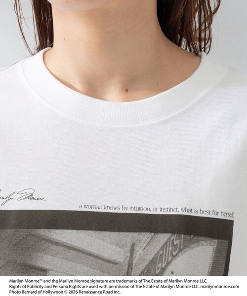 UNTITLED(アンタイトル)の「【MARILYN MONROE】GOOD ROCK SPEED ロングスリーブTシャツ(Tシャツ/カットソー・レディース・ホワイト・02)」の10枚目の写真