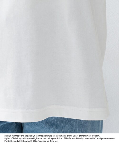 UNTITLED(アンタイトル)の「【MARILYN MONROE】GOOD ROCK SPEED ロングスリーブTシャツ(Tシャツ/カットソー・レディース・ホワイト・02)」の12枚目の写真