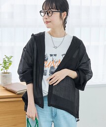 シアーフーディーシャツ