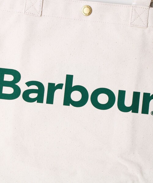 Barbour(バブアー)の「【BARBOUR/バブアー】LOGO TOTE BAG ロゴトートバッグ(トートバッグ・メンズ・アイボリー・FREE)」の7枚目の写真