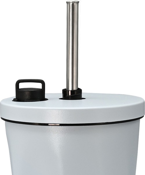 CALIFORNIA OUTFITTERS（カリフォルニア アウトフィッターズ）の「G4A1 ストロー付き 真空断熱 タンブラー 550ml 蓋付き 保温 保冷 水筒（グラス/マグカップ/タンブラー・レディース・グレー/アイボリー/ブルー・ONESIZE）」の8枚目の写真