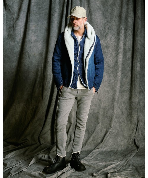 wjk(ダヴルジェイケイ)の「2-hook denim shirt(シャツ/ブラウス・メンズ・ブラック/インディゴブルー・SMALL/MEDIUM/LARGE/X-LARGE)」の13枚目の写真