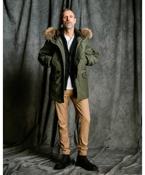 wjk(ダヴルジェイケイ)の「2-hook denim shirt(シャツ/ブラウス・メンズ・ブラック/インディゴブルー・SMALL/MEDIUM/LARGE/X-LARGE)」の18枚目の写真