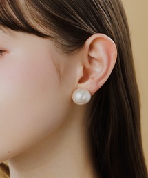 【LA MUE】日本製 チタンポスト パールピアス