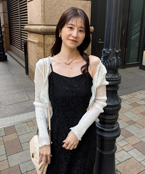 one after another NICE CLAUP(ワンアフターアナザーナイスクラップ)の「【megumi企画】マーメイドキャミワンピース(ワンピース・レディース・アイボリー/ブラック/ホワイト系その他・SMALL/MEDIUM)」の21枚目の写真