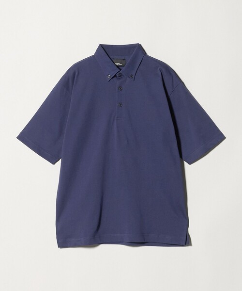green label relaxing(グリーンレーベルリラクシング)の「【WEB限定】JUST fit デイリー ドライ ボタンダウン 半袖 ポロシャツ -吸水速乾・抗菌-(ポロシャツ・メンズ・ダークグレー/ホワイト/ブラック/モカ/ネイビー・M/XL/S/L)」の8枚目の写真