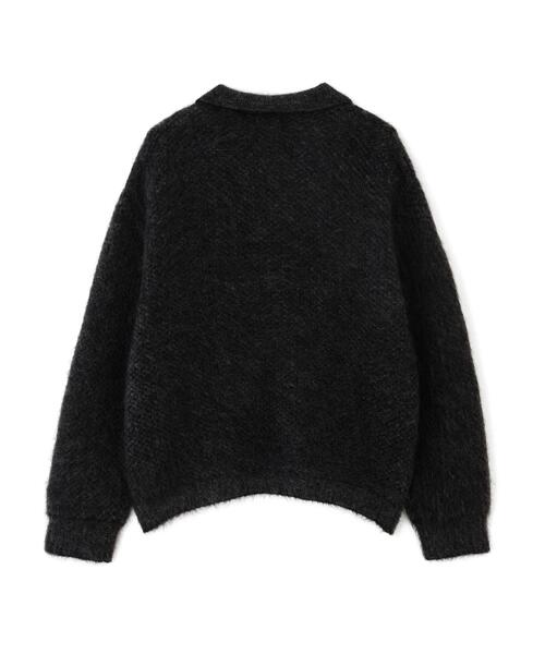 Schott（ショット）の「Schott/ショット/MOHAIR KNIT SKIPPER/モヘア ニット スキッパー（ニット/セーター・メンズ・ブラック/ブラウン・L/M/XL）」の10枚目の写真