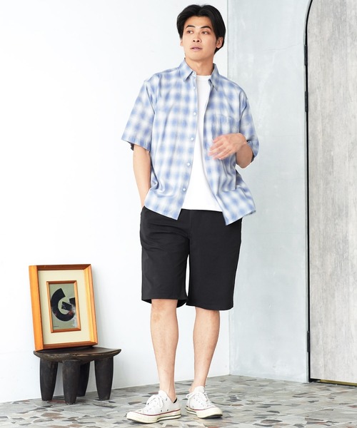 jiggys shop(ジギーズショップ)の「速乾 ストレッチ ルーズフィット イージー アクティブモバイル ハーフパンツ(その他パンツ・メンズ・カーキ/ブラック/チャコールグレー/ネイビー・MEDIUM/X-LARGE/LARGE)」の19枚目の写真