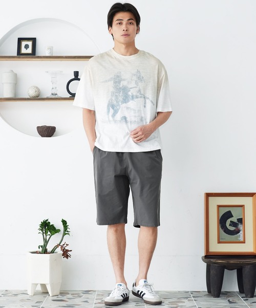 jiggys shop(ジギーズショップ)の「速乾 ストレッチ ルーズフィット イージー アクティブモバイル ハーフパンツ(その他パンツ・メンズ・カーキ/ブラック/チャコールグレー/ネイビー・MEDIUM/X-LARGE/LARGE)」の17枚目の写真