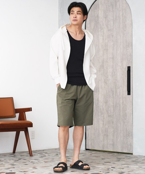 jiggys shop(ジギーズショップ)の「速乾 ストレッチ ルーズフィット イージー アクティブモバイル ハーフパンツ(その他パンツ・メンズ・カーキ/ブラック/チャコールグレー/ネイビー・MEDIUM/X-LARGE/LARGE)」の13枚目の写真